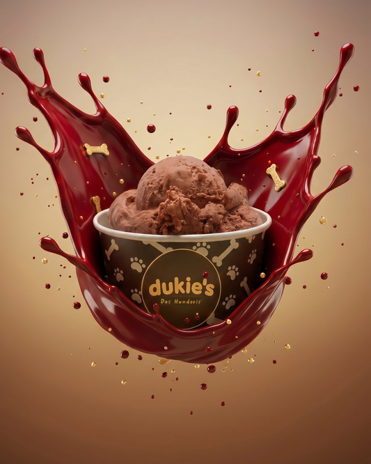 dukie's Hundeeis - Blaubeere-Kokos (6x 110g Becher)